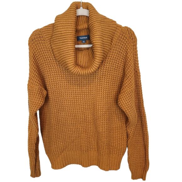 ModCloth Pull Over Sweaters Womens M Orange Knit Sweater Turtleneck Sweater - Picture 1 of 8